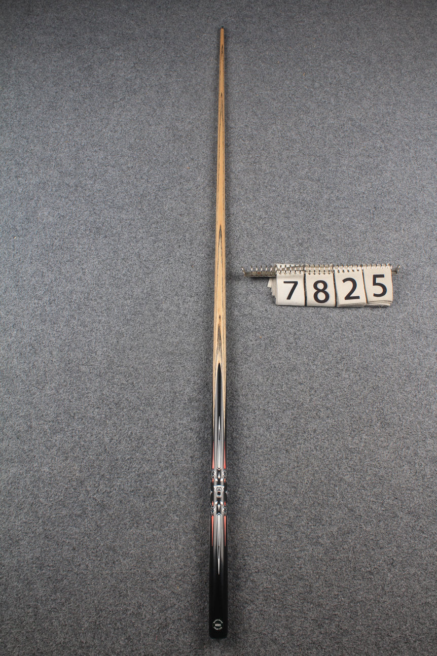 1 piece ash inlay snooker cue #7825 WOODS CUES