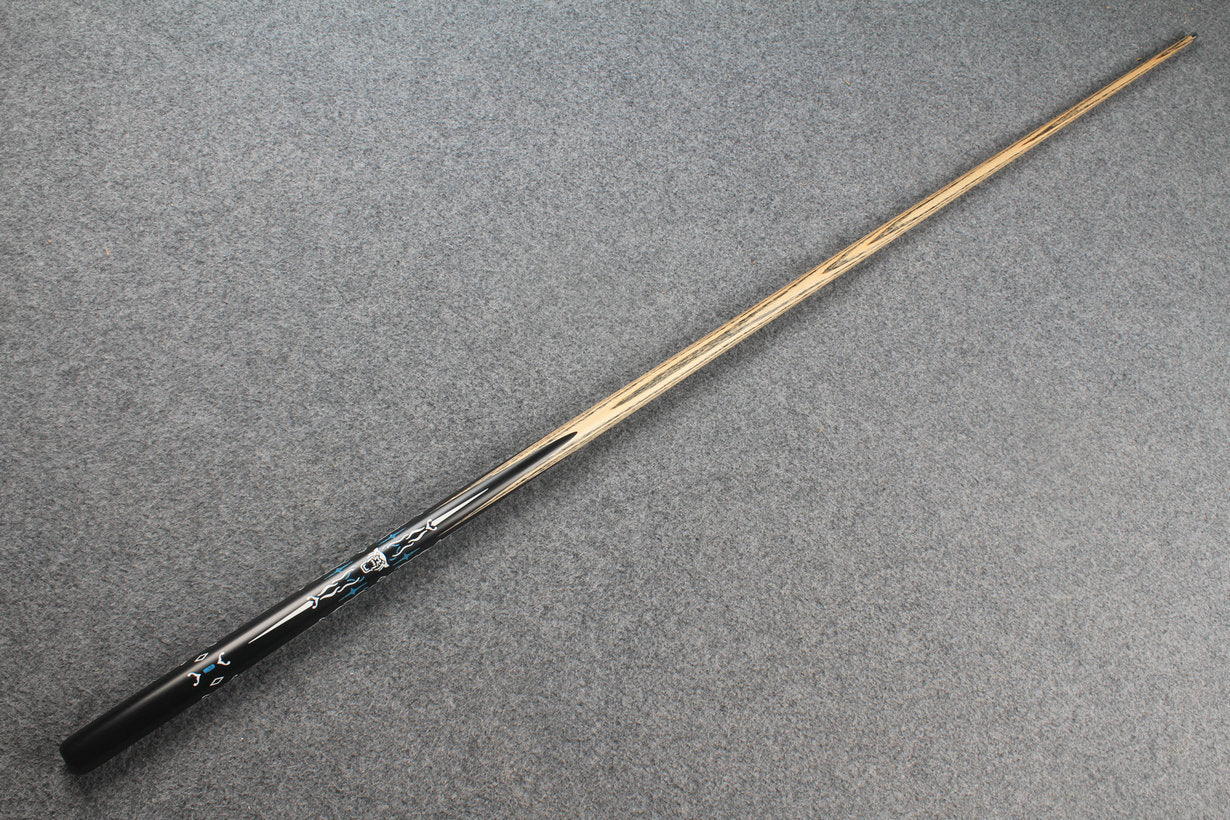 1 piece ash inlay snooker cue #7826 WOODS CUES