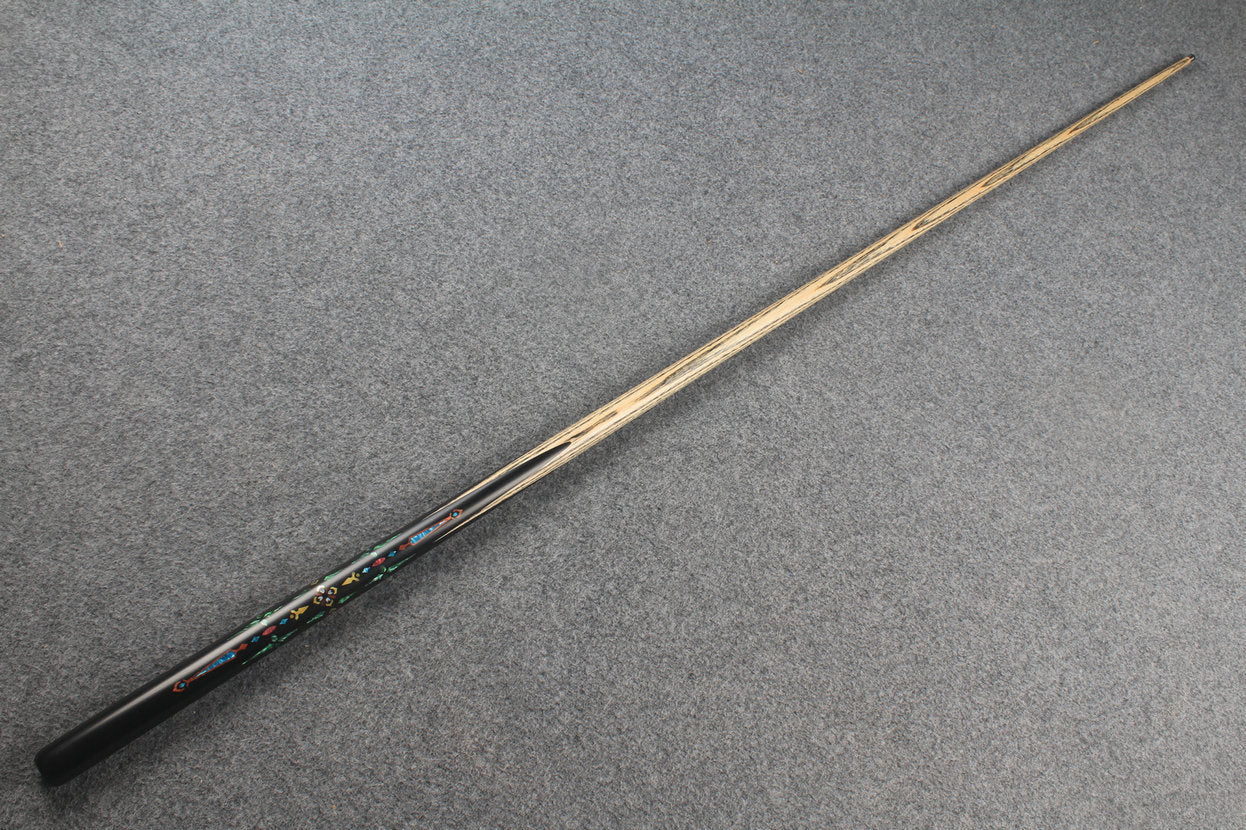 1 piece ash inlay snooker cue #7827 WOODS CUES
