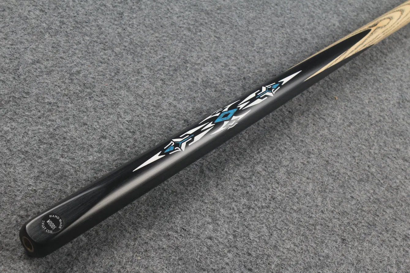1 piece ash inlay snooker cue #7829 WOODS CUES