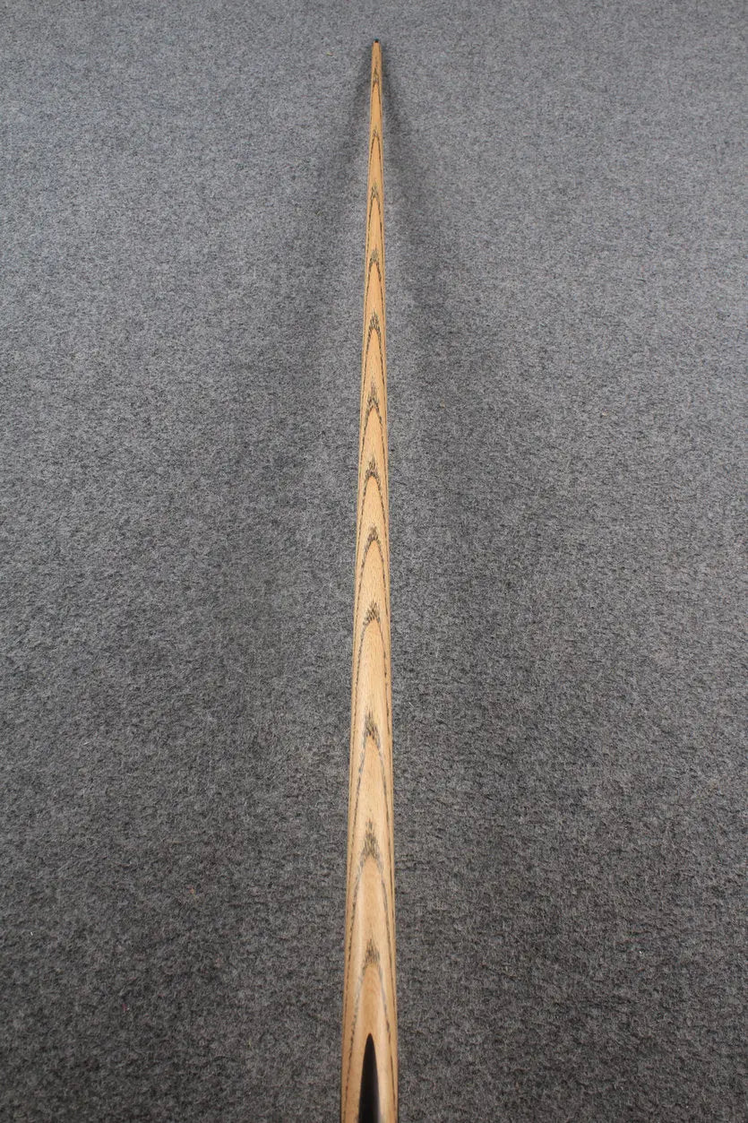 1 piece ash inlay snooker cue #7830 WOODS CUES