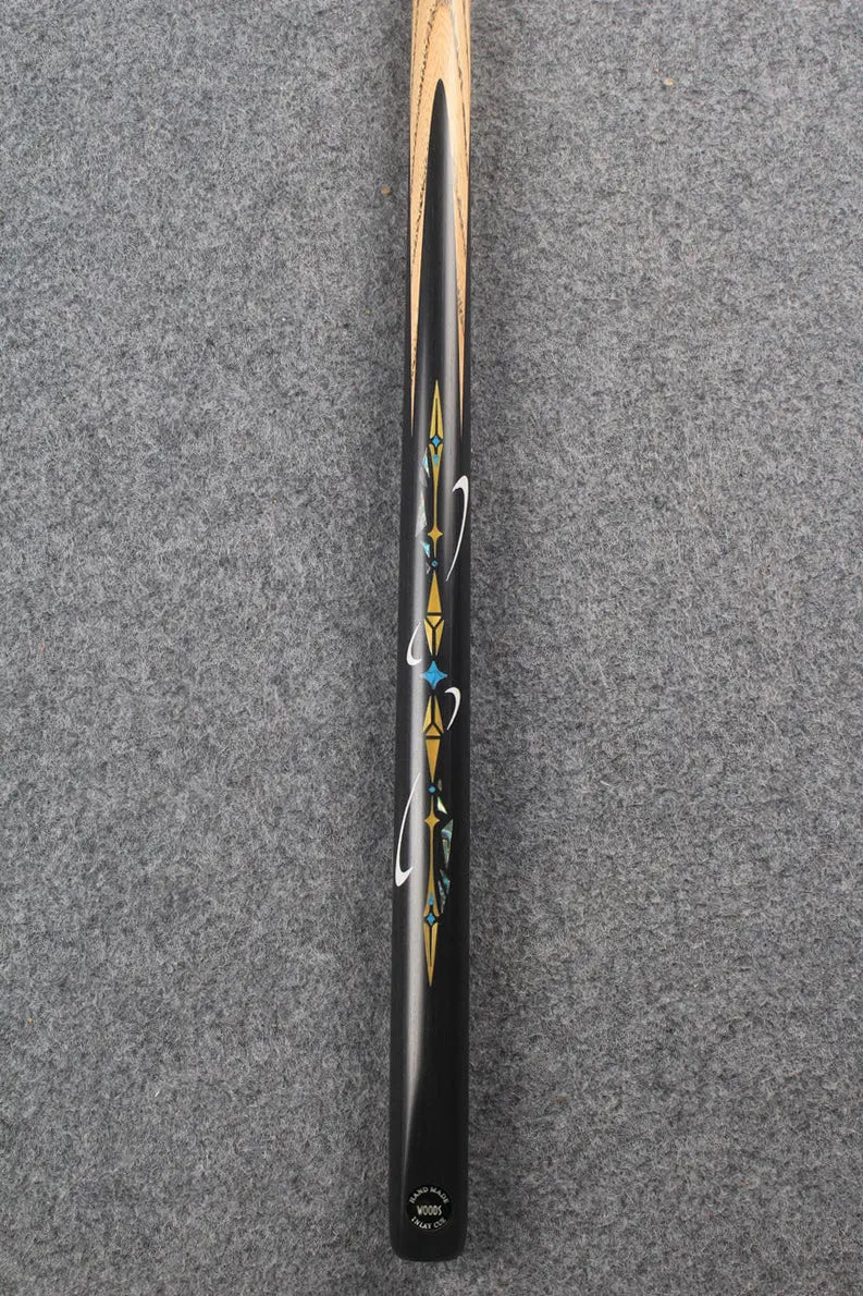 1 piece ash inlay snooker cue #7830 WOODS CUES