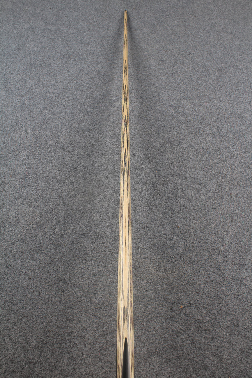 1 piece ash inlay english pool cue #7832 WOODS CUES