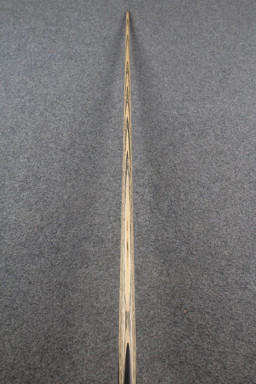 1 piece ash inlay english pool cue #7832 WOODS CUES