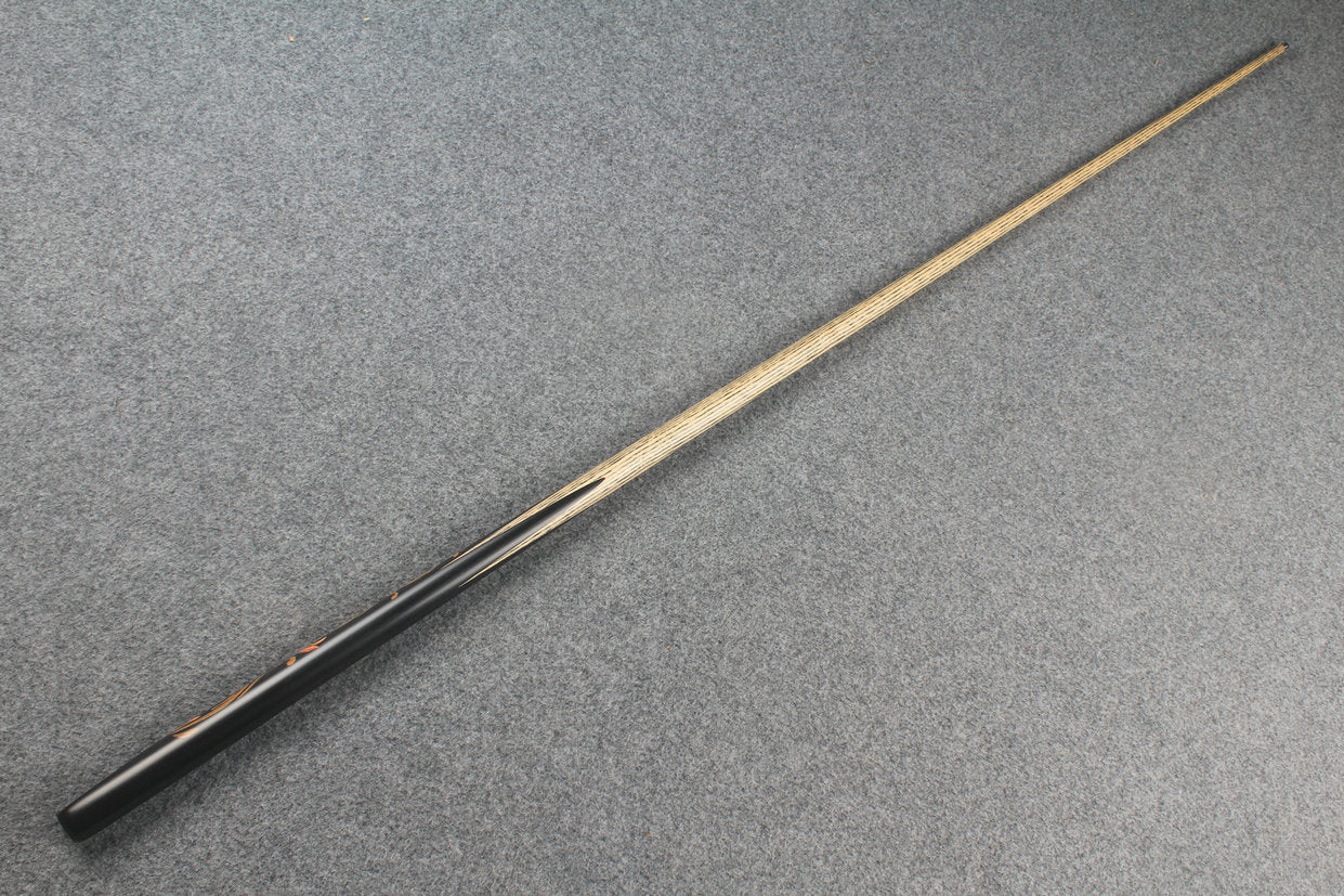 1 piece ash inlay english pool cue #7832 WOODS CUES