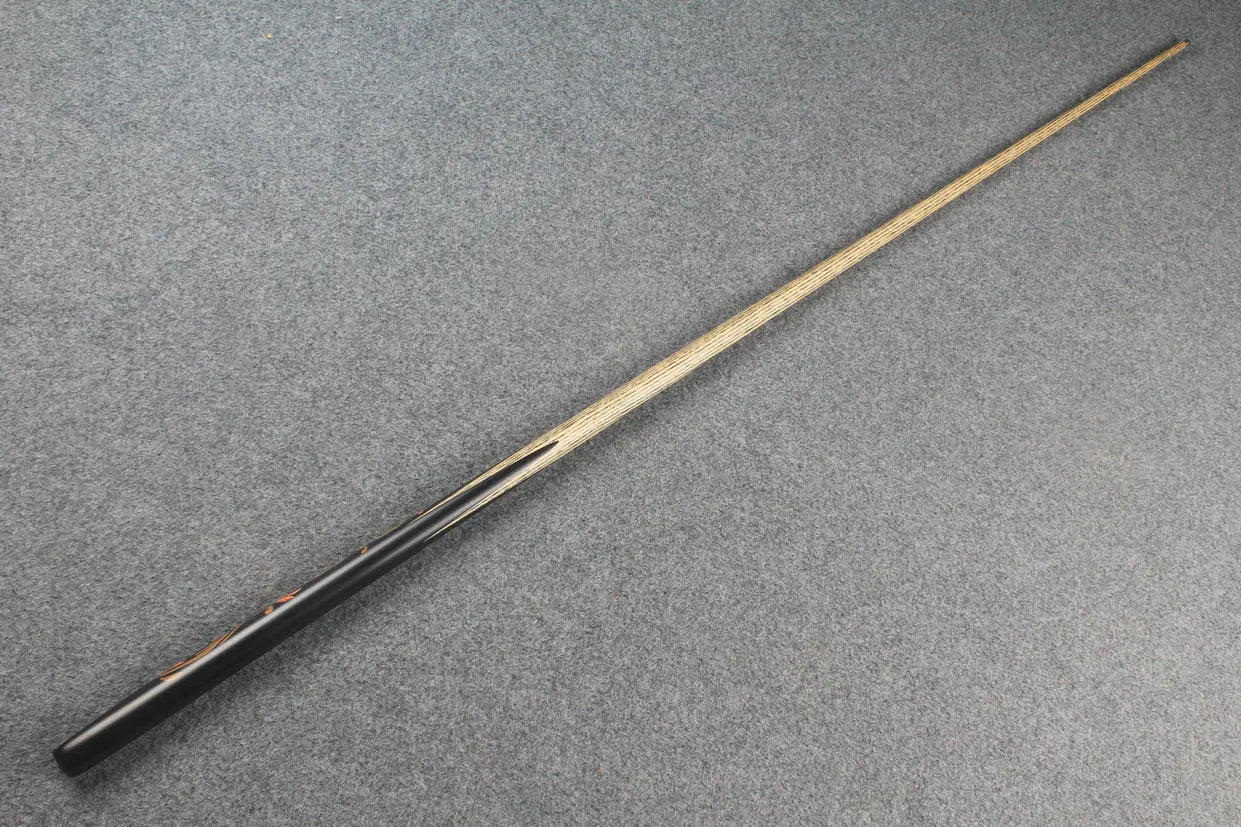 1 piece ash inlay english pool cue #7832 WOODS CUES
