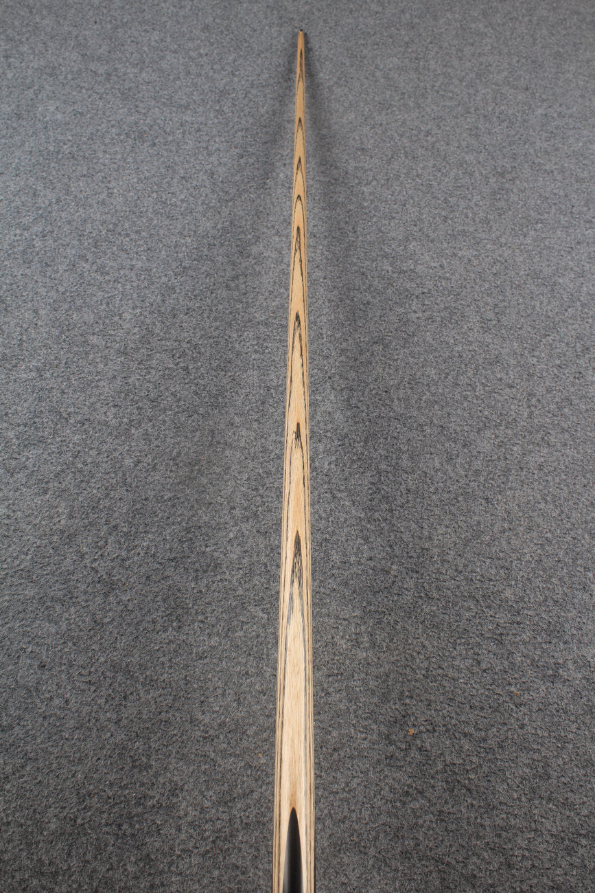1 piece ash inlay english pool cue #7833 WOODS CUES
