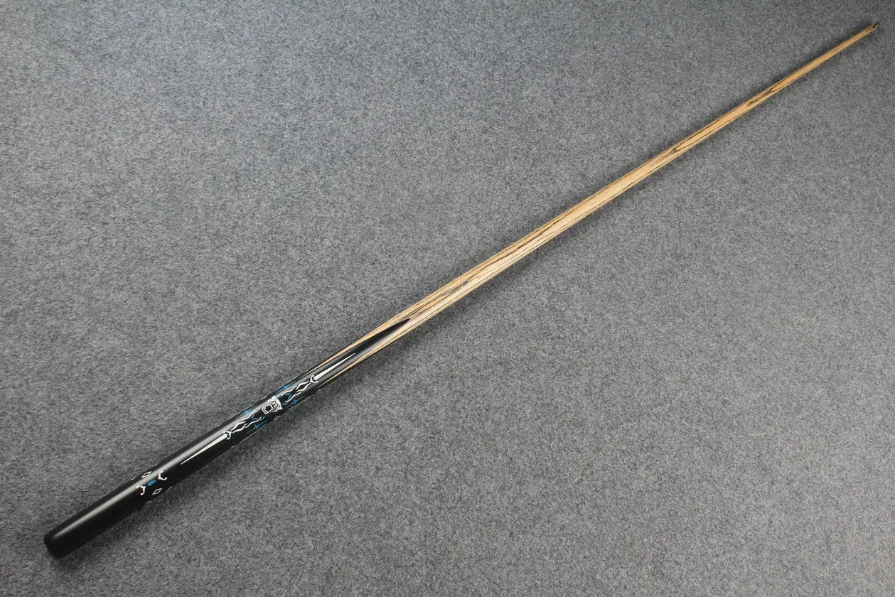1 piece ash inlay english pool cue #7833 WOODS CUES