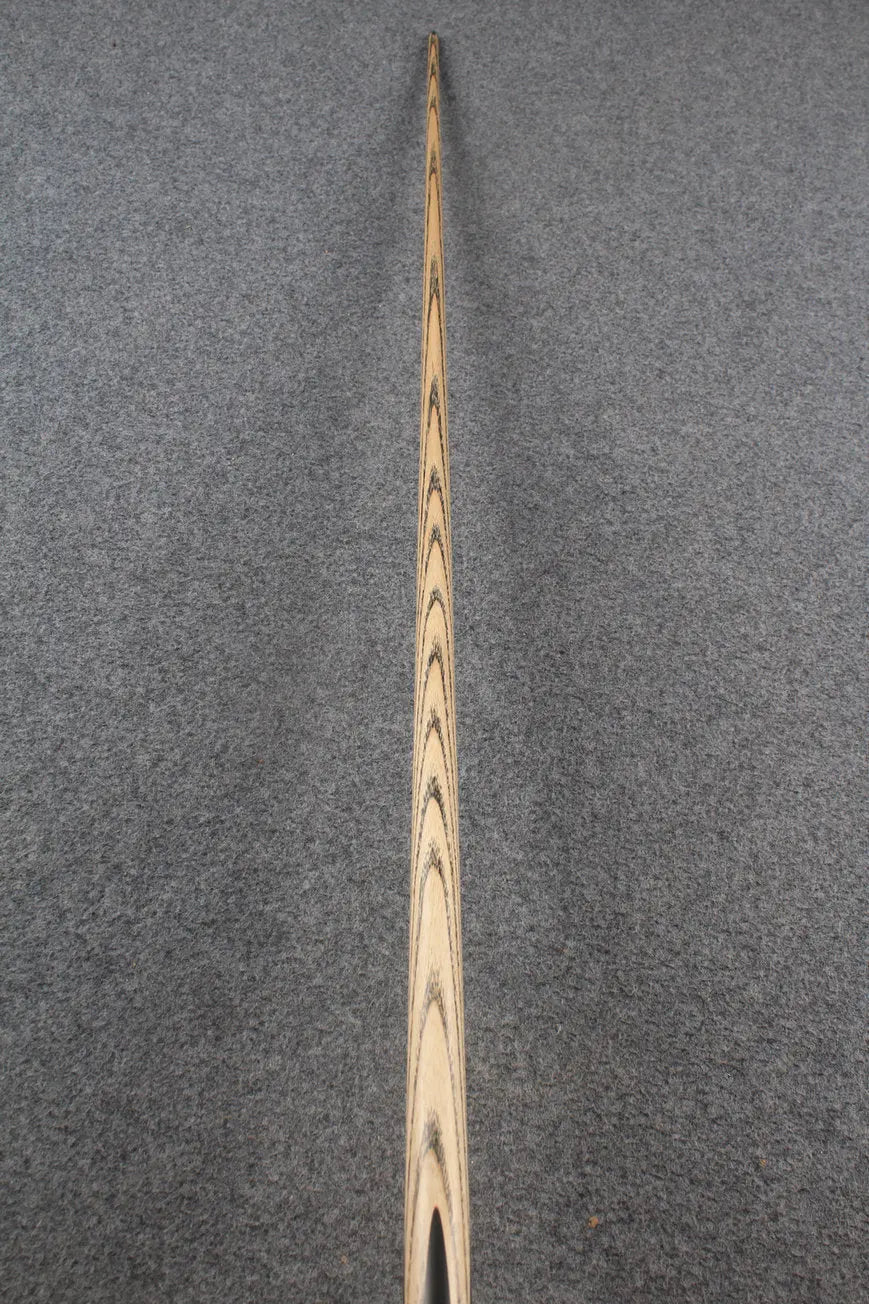 1 piece ash inlay english pool cue #7834 WOODS CUES