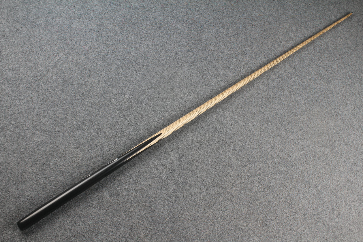 1 piece ash inlay english pool cue #7834 WOODS CUES