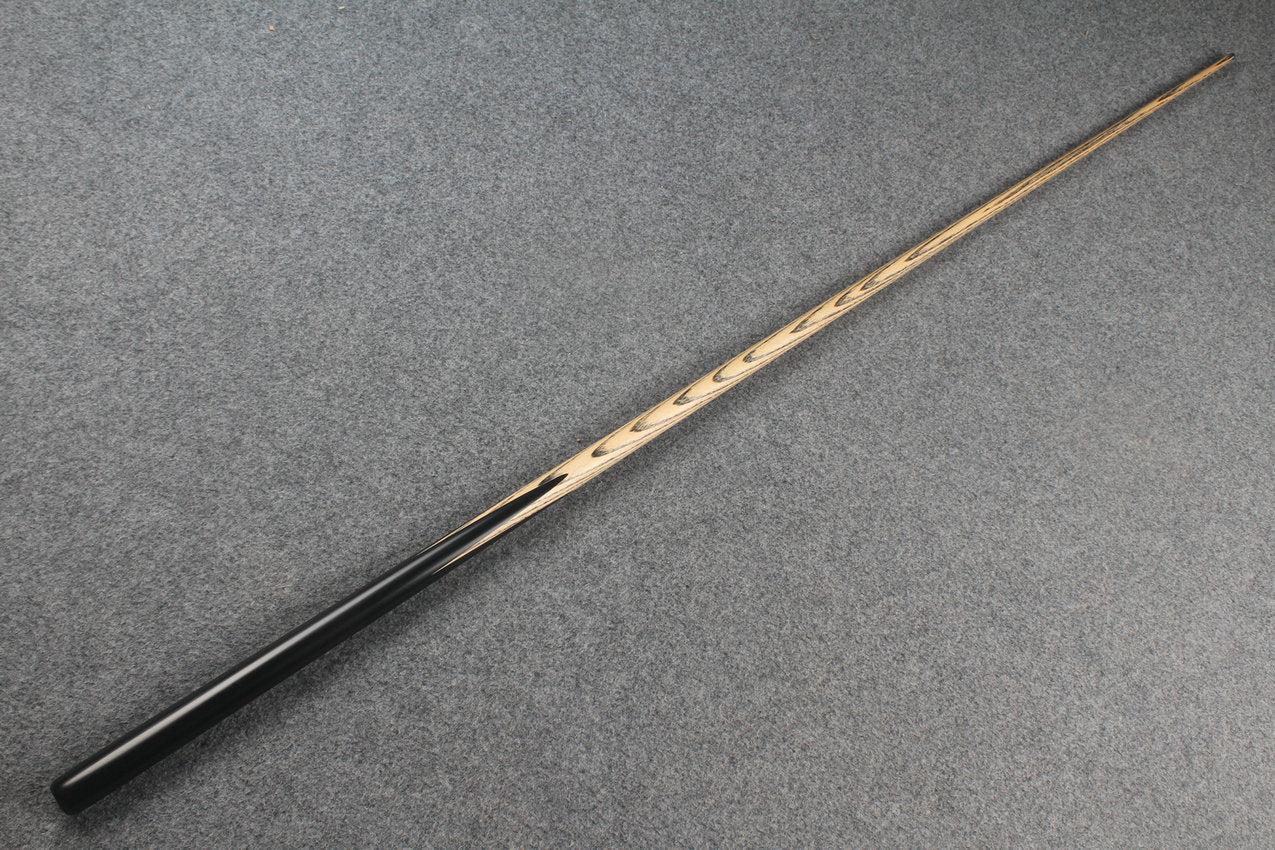 1 piece ash inlay english pool cue #7834 WOODS CUES
