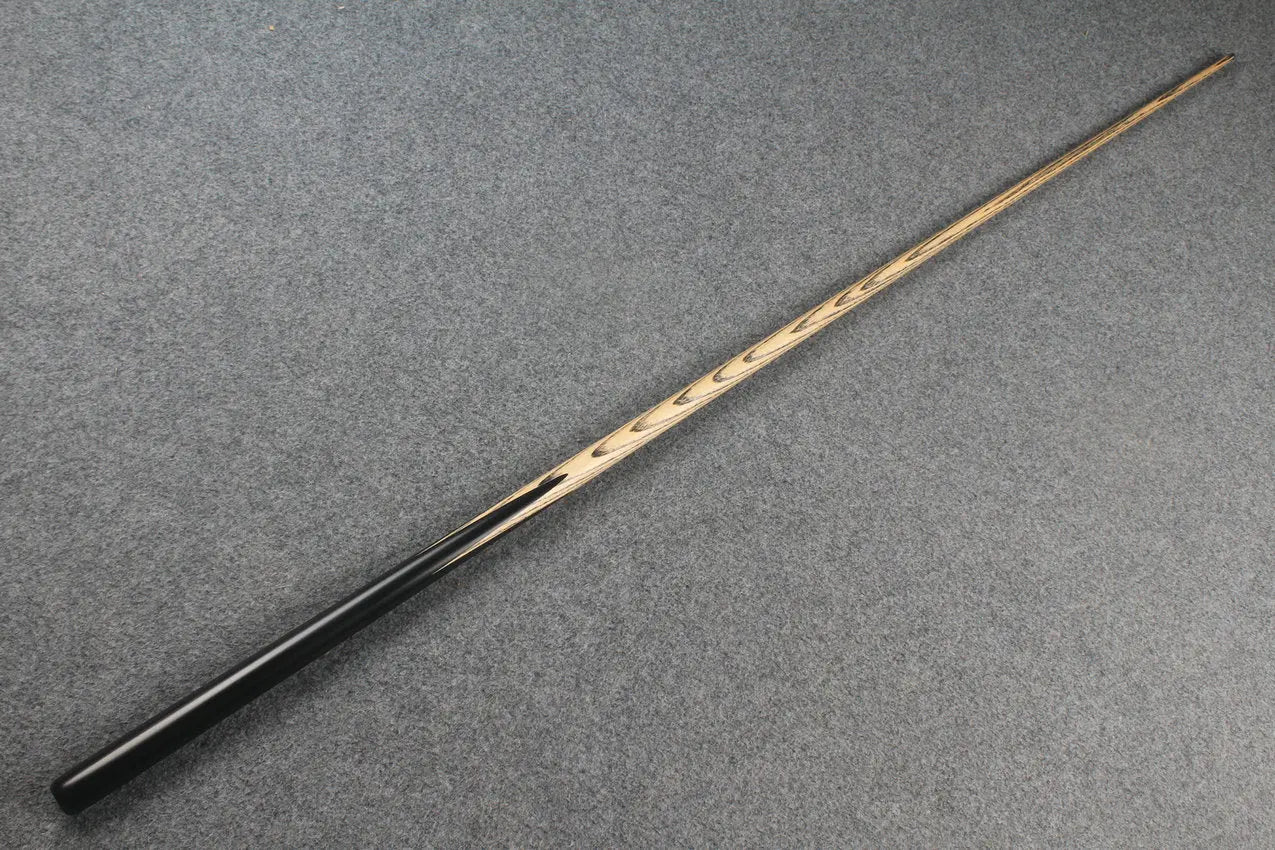 1 piece ash inlay english pool cue #7834 WOODS CUES