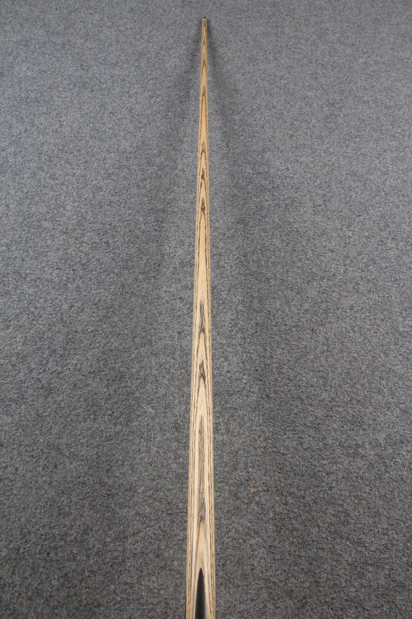1 piece ash inlay english pool cue #7836 WOODS CUES