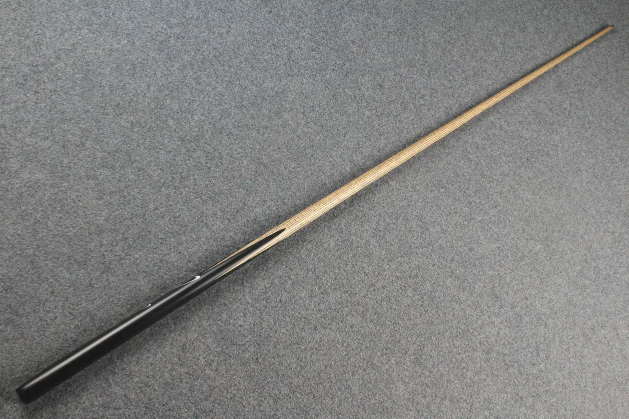1 piece ash inlay english pool cue #7836 WOODS CUES