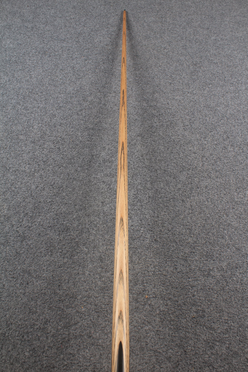 1 piece ash inlay english pool cue #7837 WOODS CUES