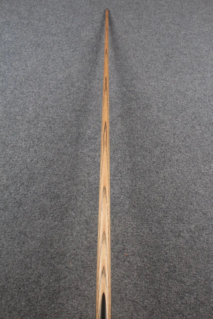 1 piece ash inlay english pool cue #7837 WOODS CUES