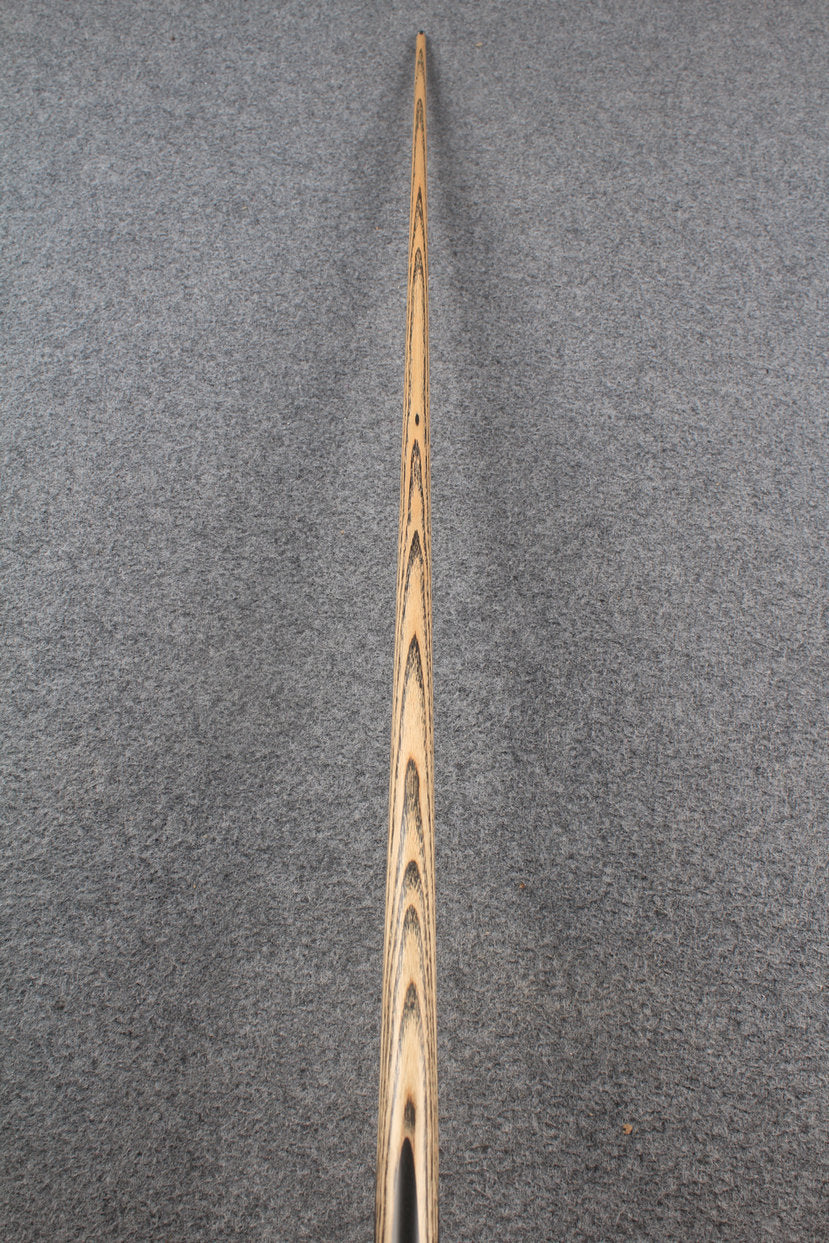 1 piece ash inlay english pool cue #7839 WOODS CUES