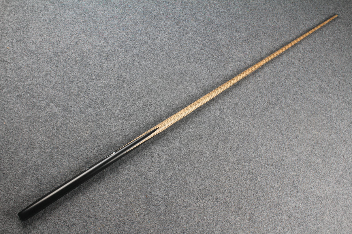 1 piece ash inlay english pool cue #7839 WOODS CUES