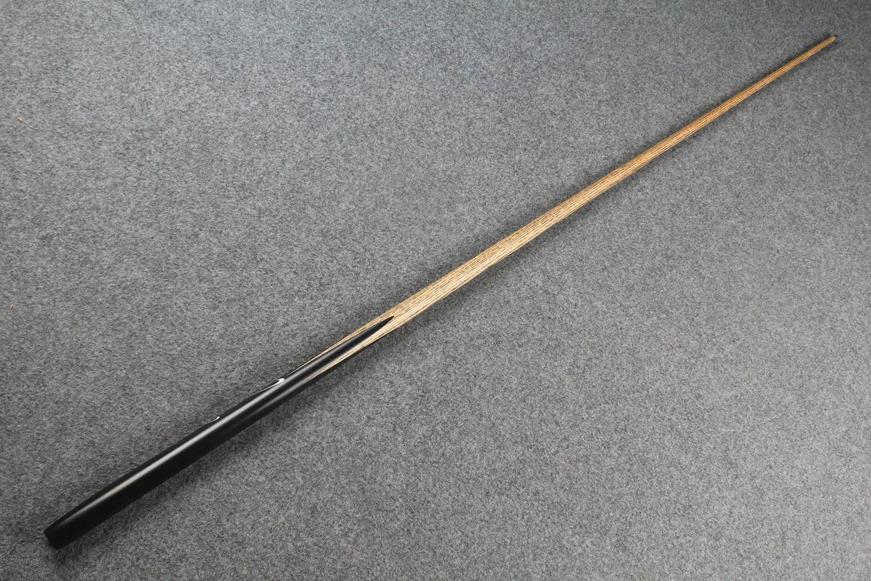1 piece ash inlay english pool cue #7839 WOODS CUES