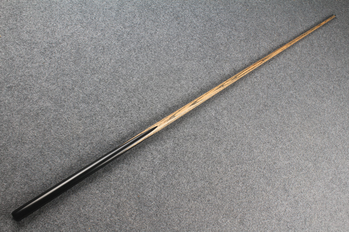 1 piece ash inlay english pool cue #7839 WOODS CUES