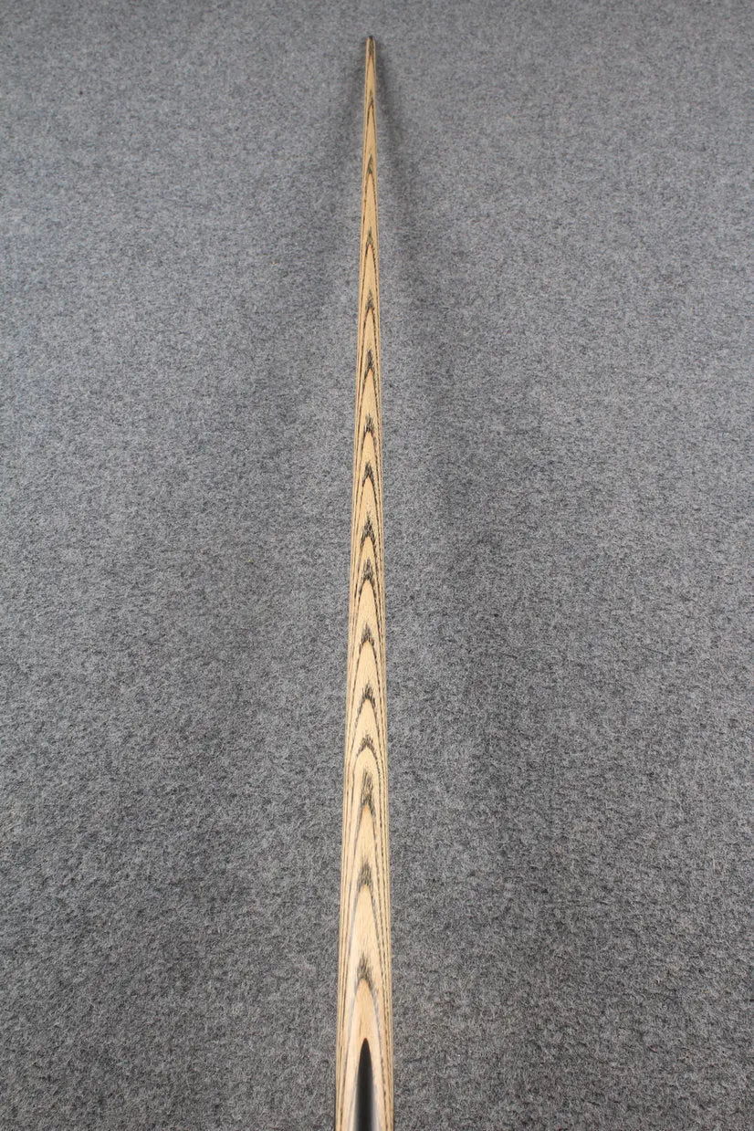 1 piece ash inlay english pool cue #7842 WOODS CUES
