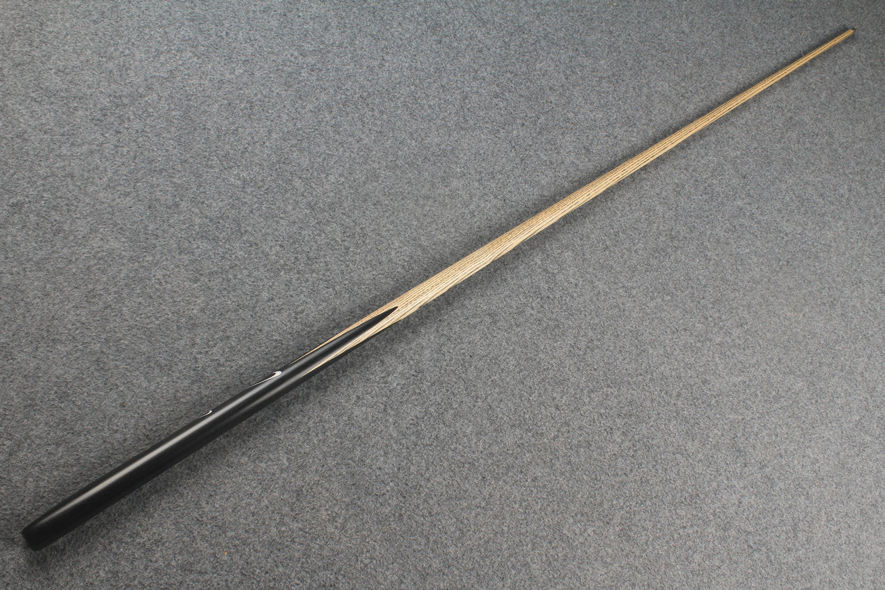 1 piece ash inlay english pool cue #7842 WOODS CUES