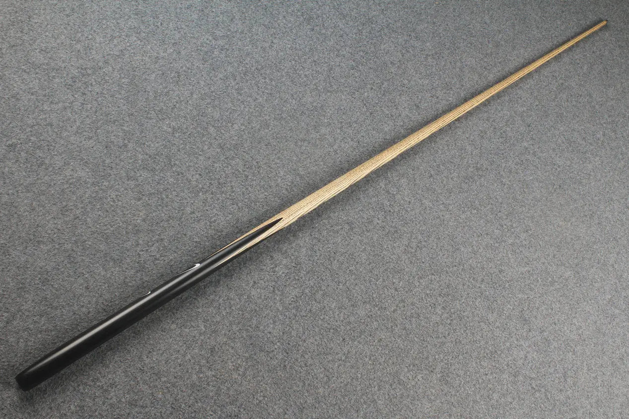 1 piece ash inlay english pool cue #7842 WOODS CUES
