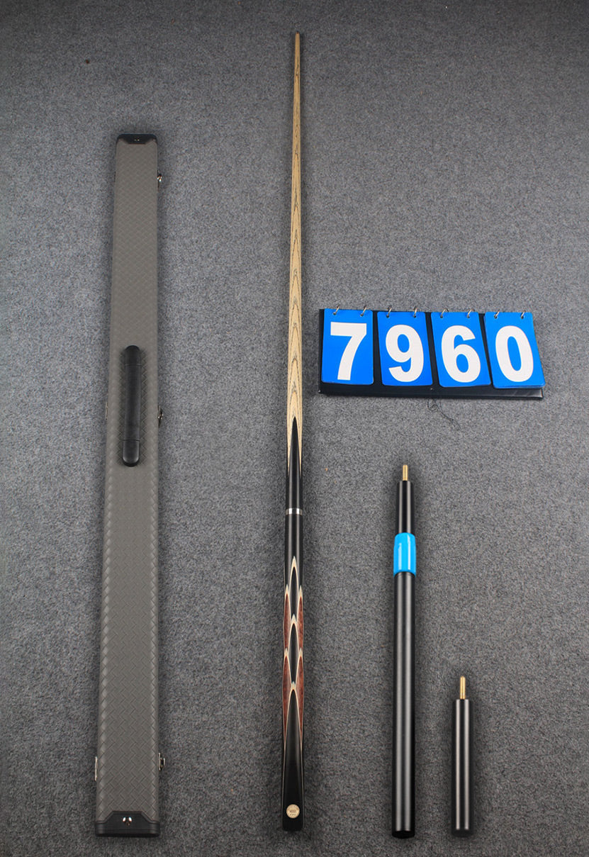 Exclusive ★★★ 3/4 handmade ash 60'' snooker cue # 7960 WOODS CUES