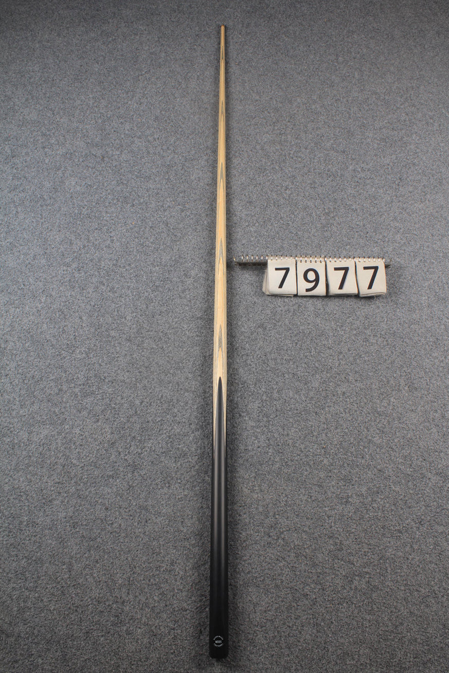 CHEVRONS+ 1 piece ash snooker cue #7977 WOODS CUES