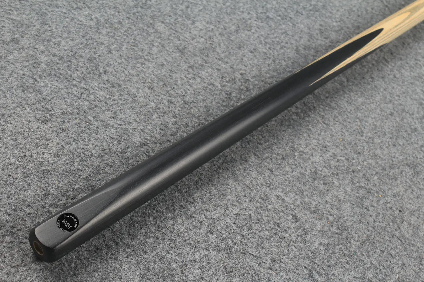 CHEVRONS+ 1 piece ash snooker cue #7977 WOODS CUES