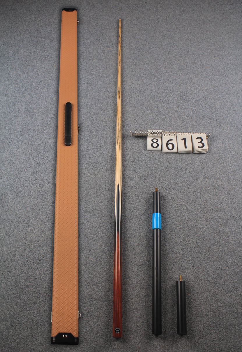 1 piece ash snooker cue # 8613 woods custom cue WOODS CUES