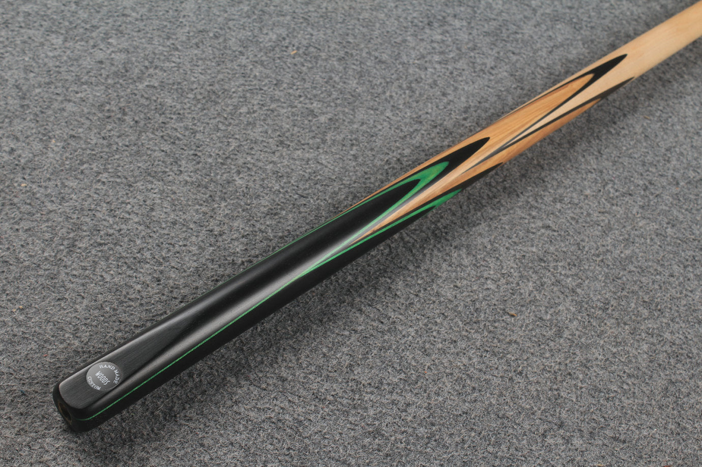 1 piece maple english pool cue # 8839 woods custom cue WOODS CUES