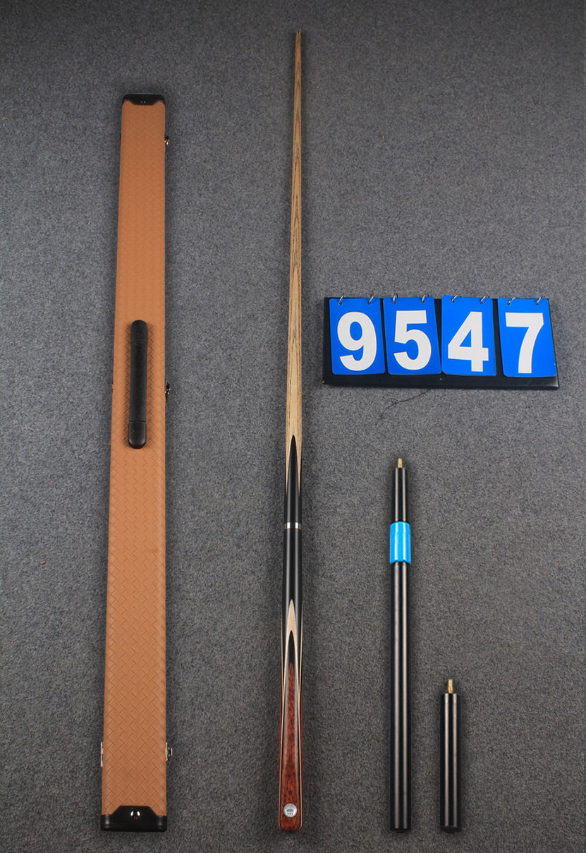 ★★★ 3/4 handmade ash snooker cue # 9547 WOODS CUES