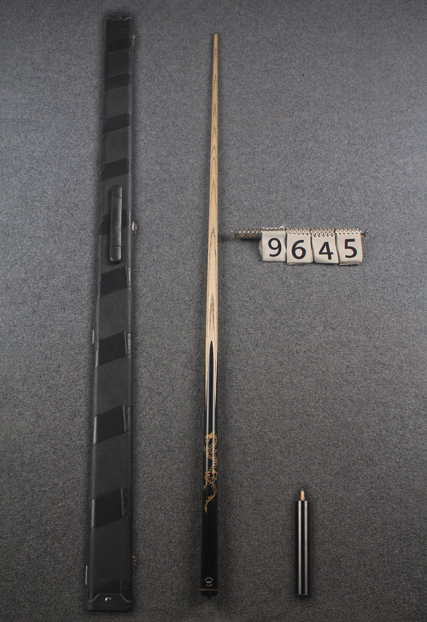 1 piece ash inlay chinese 8 ball pool cue #9645 woods custom cue WOODS CUES