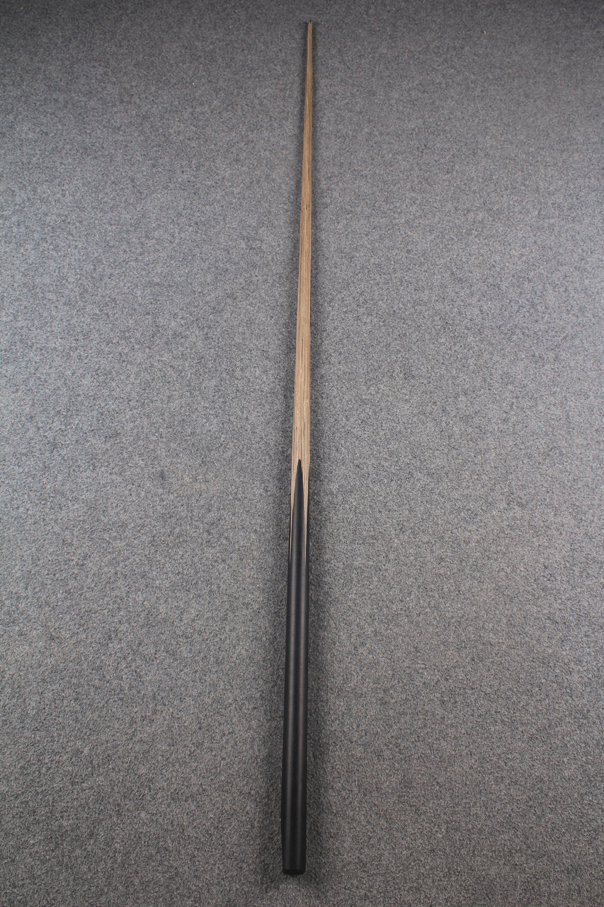 1-Piece black wood butt English Pool cue -8.5mm Tip WOODS CUES