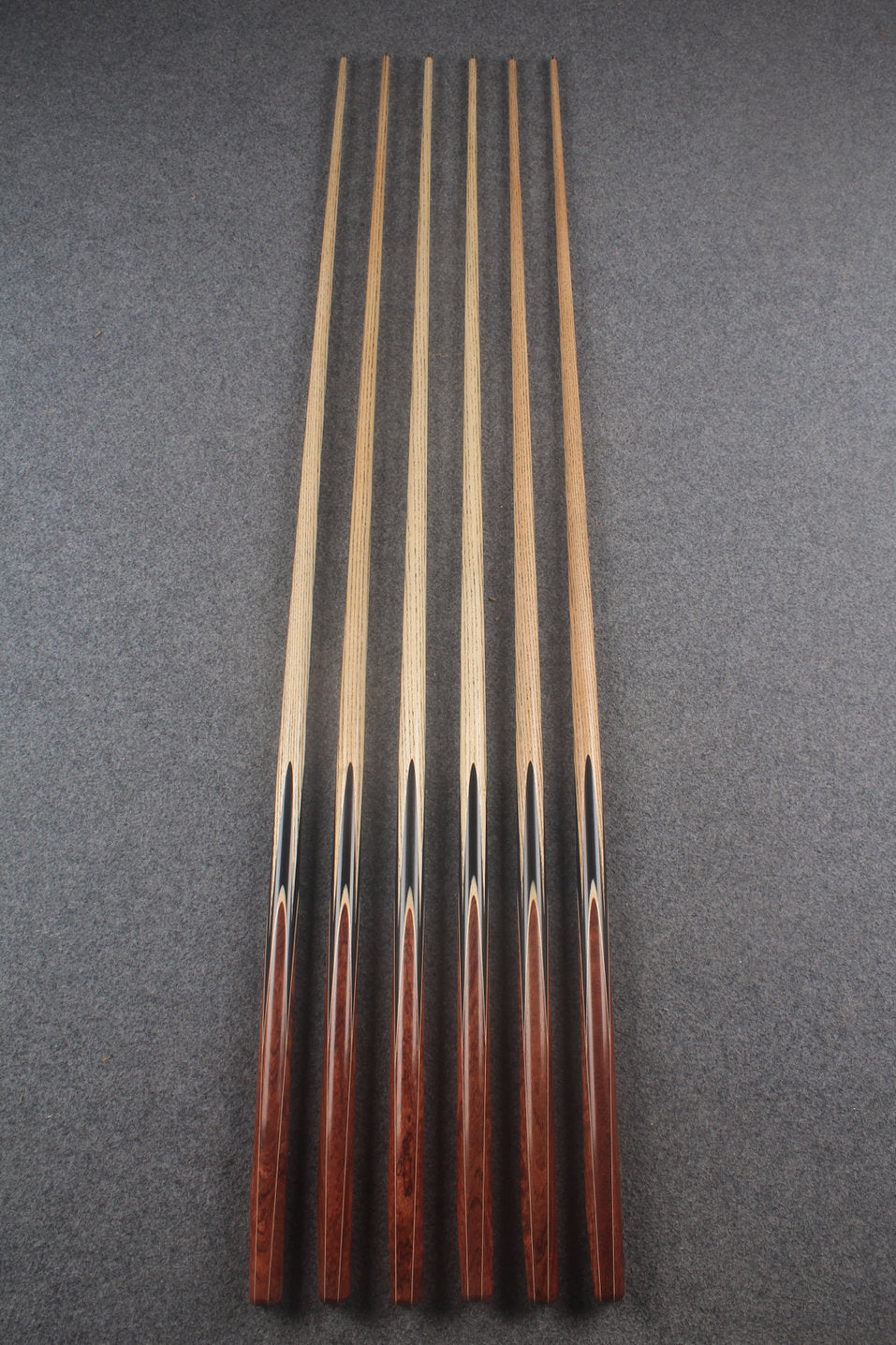 1 piece ash snooker cue # 104- # 109 WOODS CUES