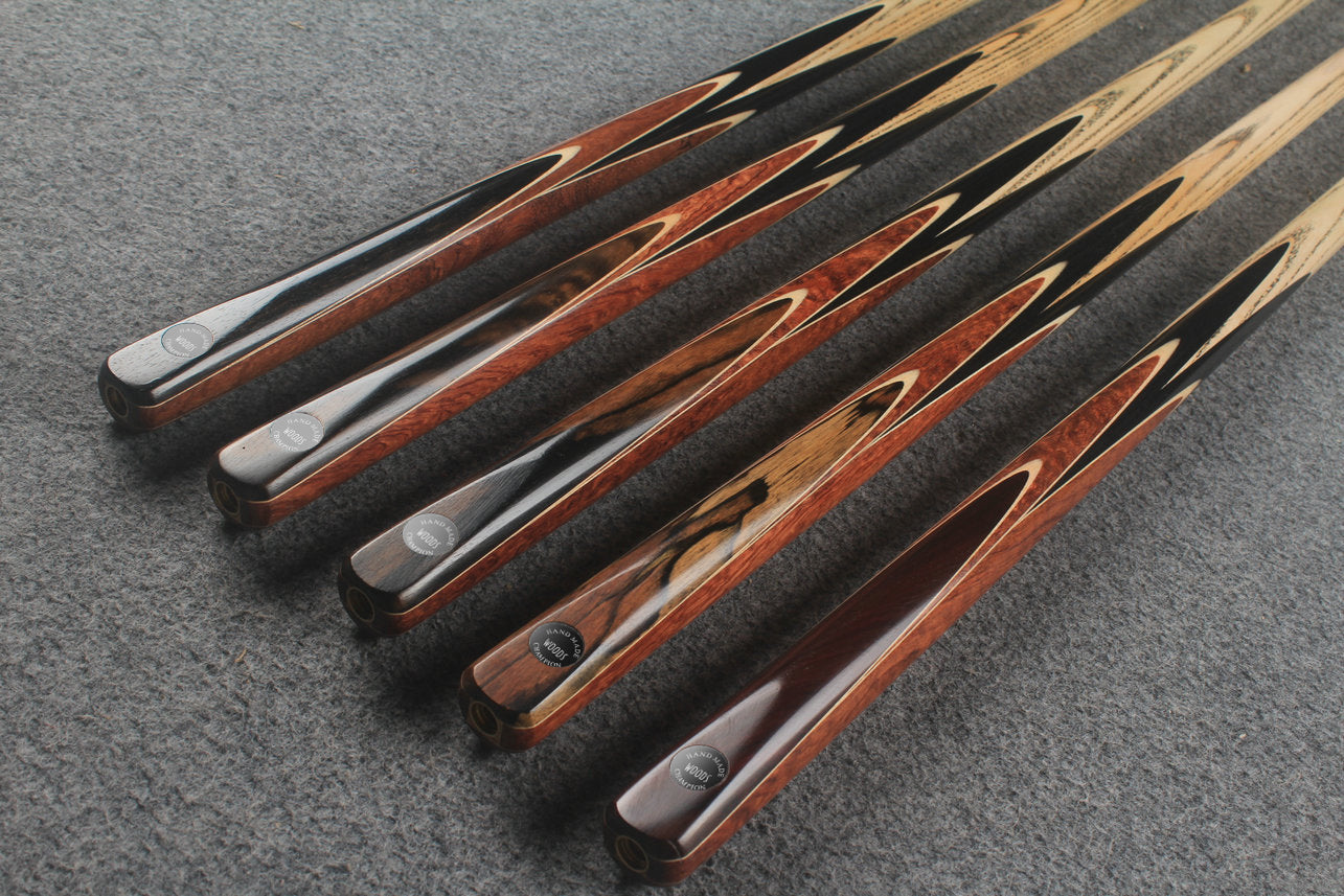 1 piece ash snooker cue # 110- # 114 WOODS CUES