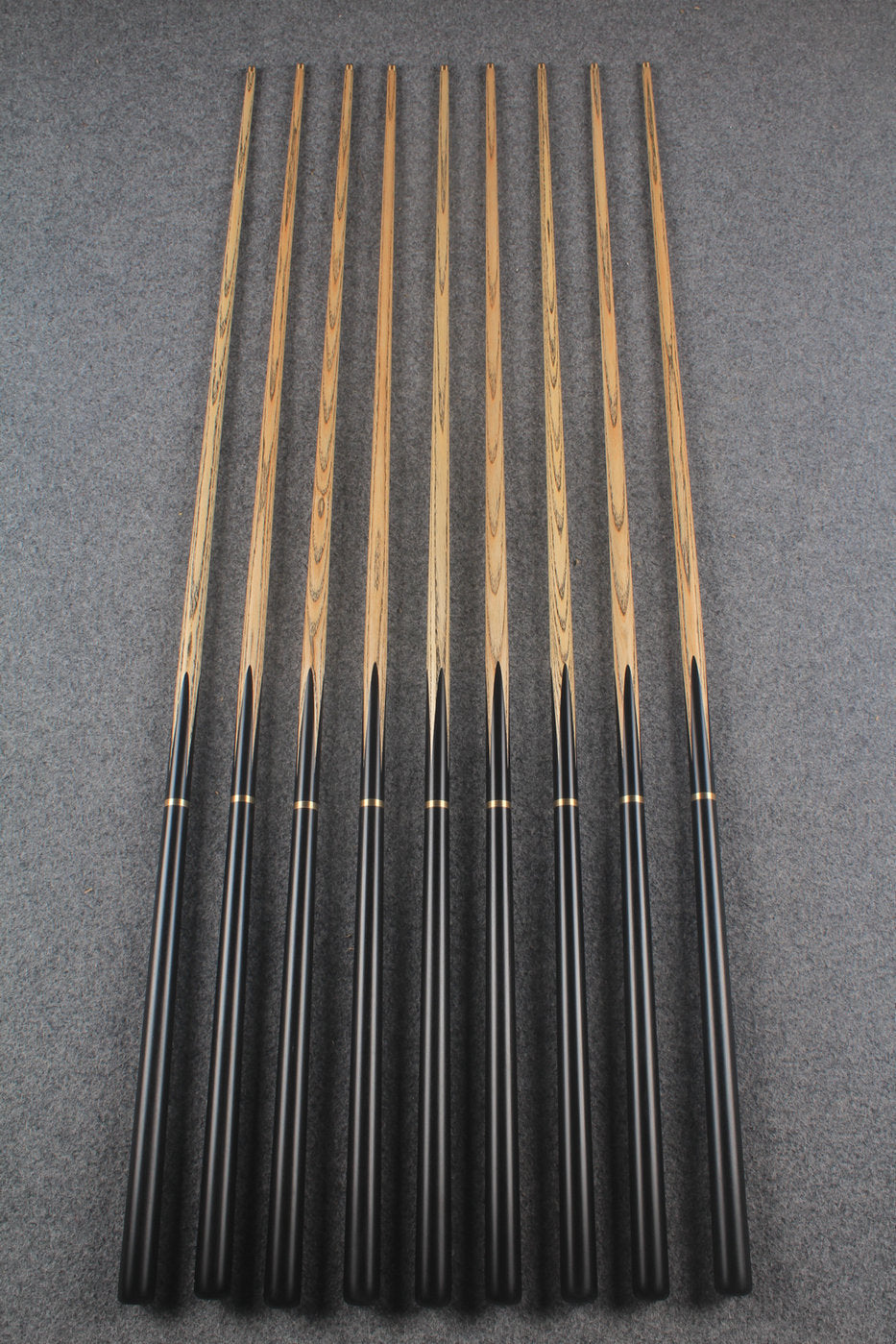 3/4 ash 49.5'' junior cue # 283 - # 291 WOODS CUES