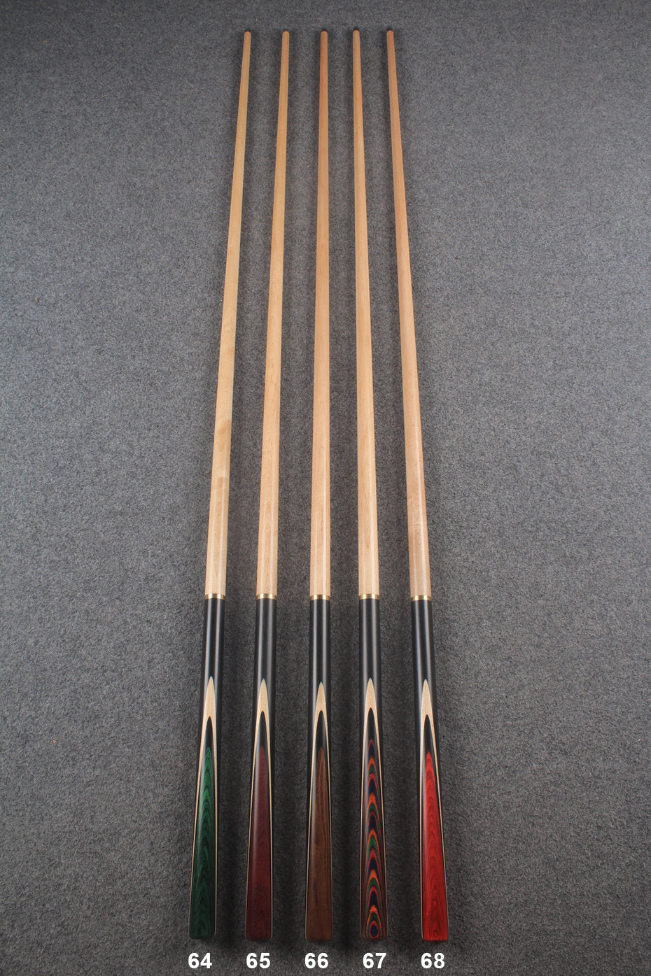 3/4 maple chinese 8 ball pool cue / break cue #64 - #68 WOODS CUES