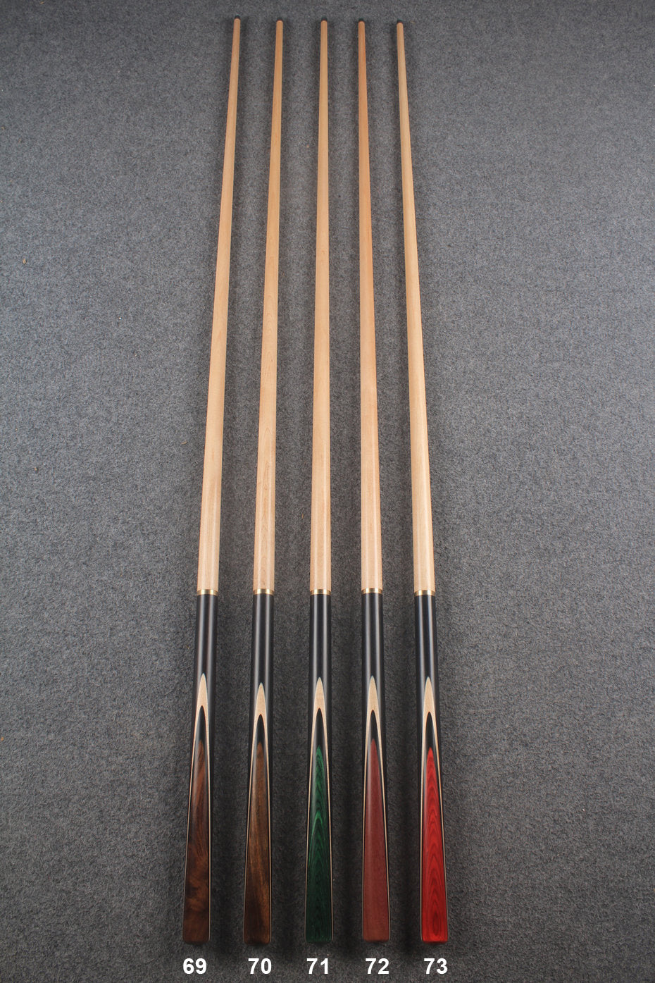 3/4 maple chinese 8 ball pool cue / break cue #69 - #73 WOODS CUES