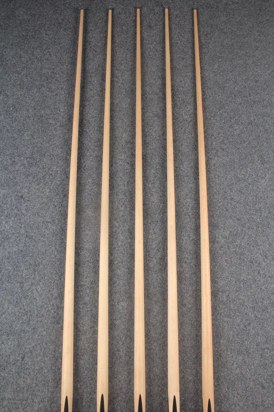 1 piece maple inlay english pool cue #7179 - #7183 WOODS CUES