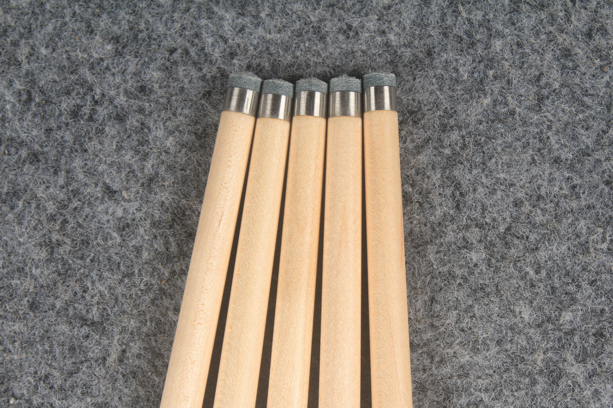 1 piece maple inlay english pool cue #7179 - #7183 WOODS CUES
