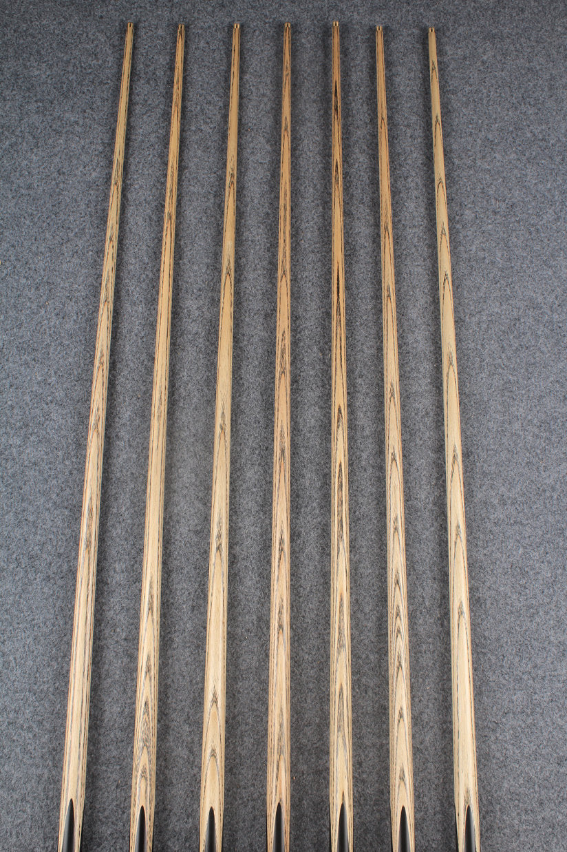 3/4 ash 59'' snooker cue #7331 - #7337 WOODS CUES