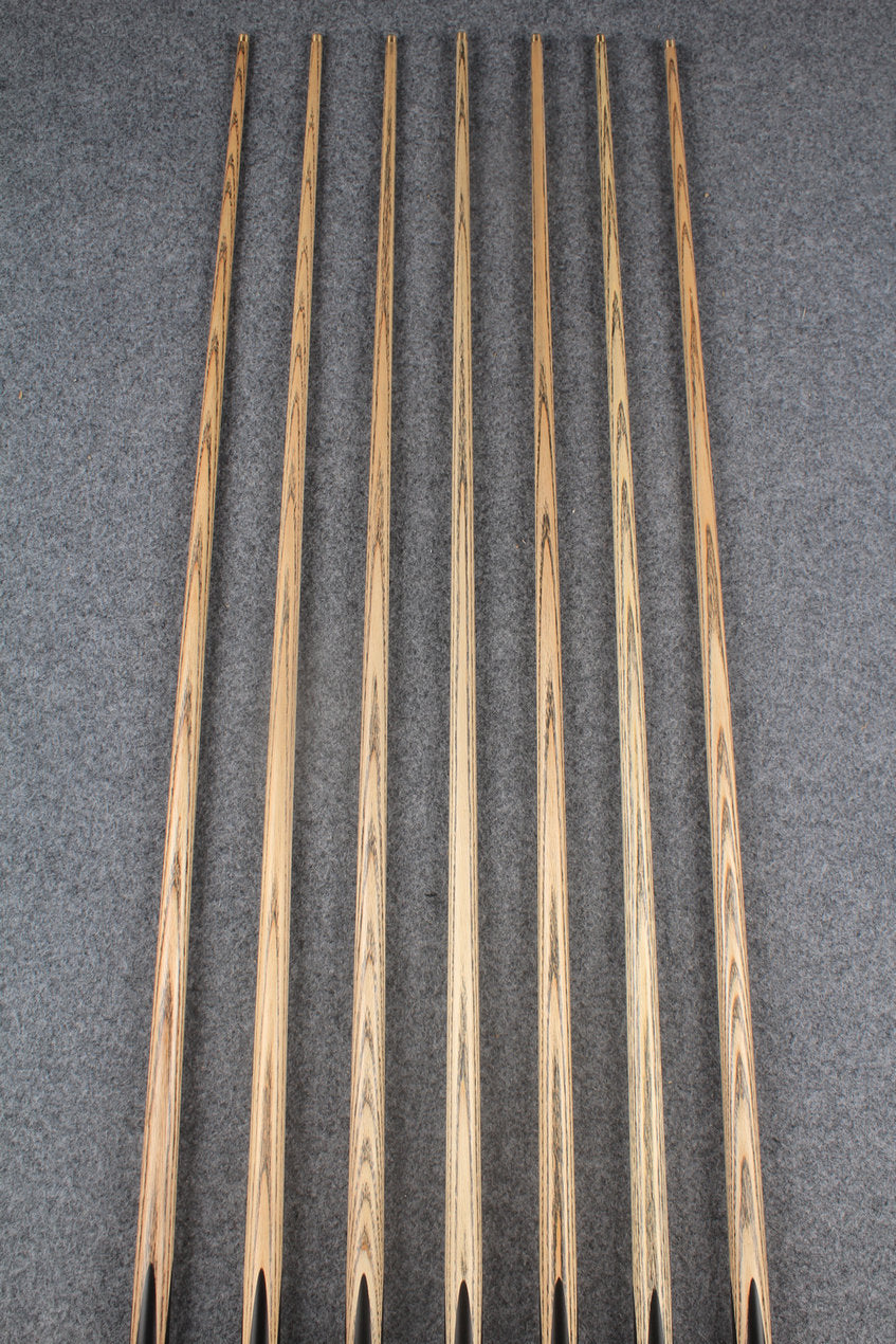 3/4 ash 59'' snooker cue #7338 - #7344 WOODS CUES