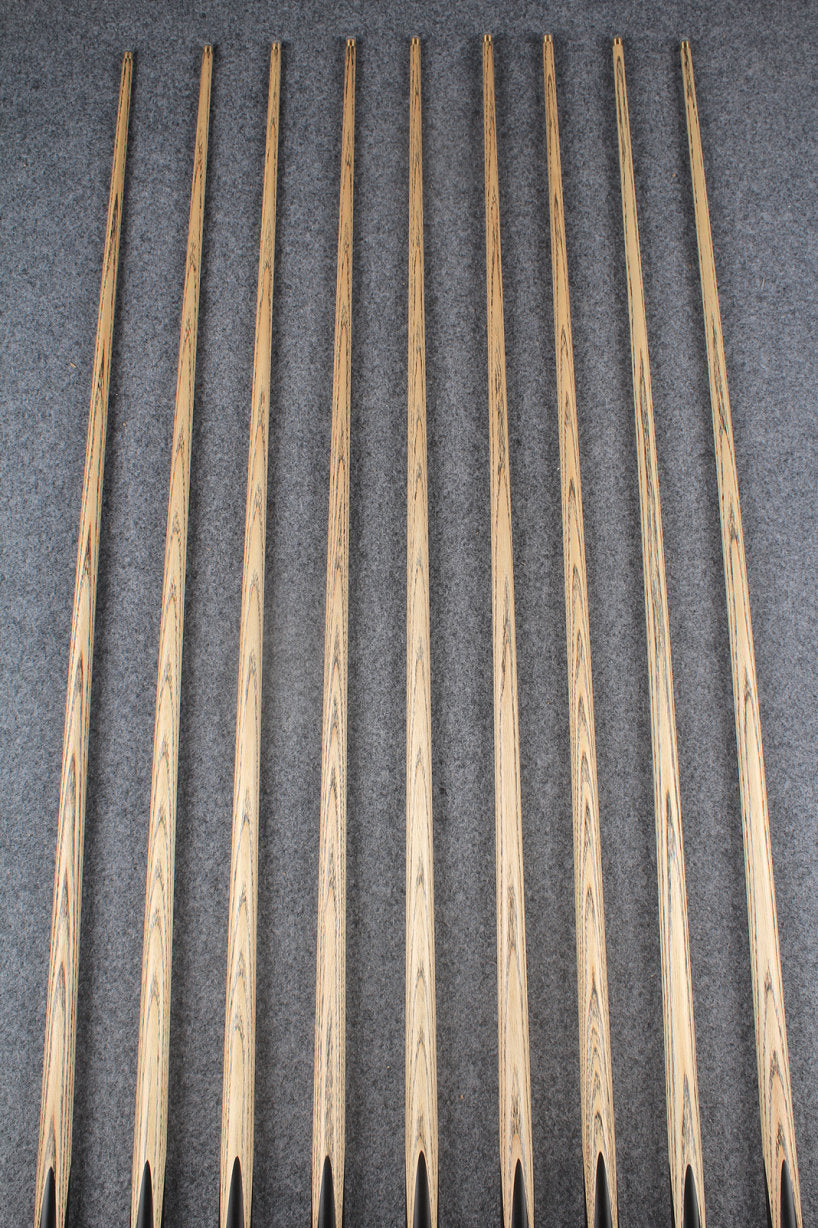 3/4 ash 59'' snooker cue #7353 - #7361 WOODS CUES