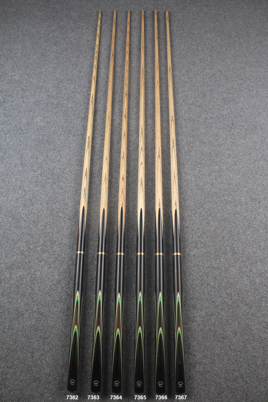 3/4 ash 59'' snooker cue #7362 - #7367 WOODS CUES