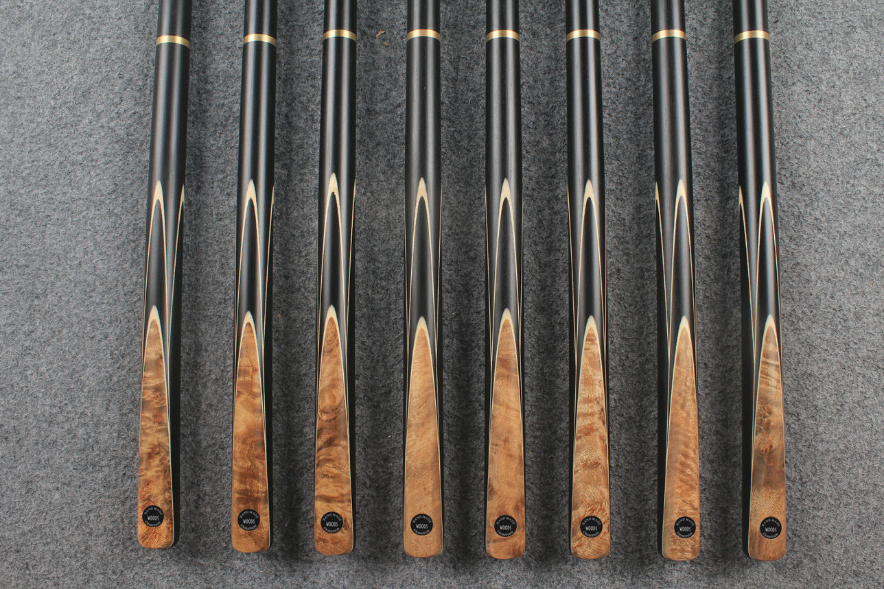 3/4 ash 59'' snooker cue #7374 - #7381 WOODS CUES