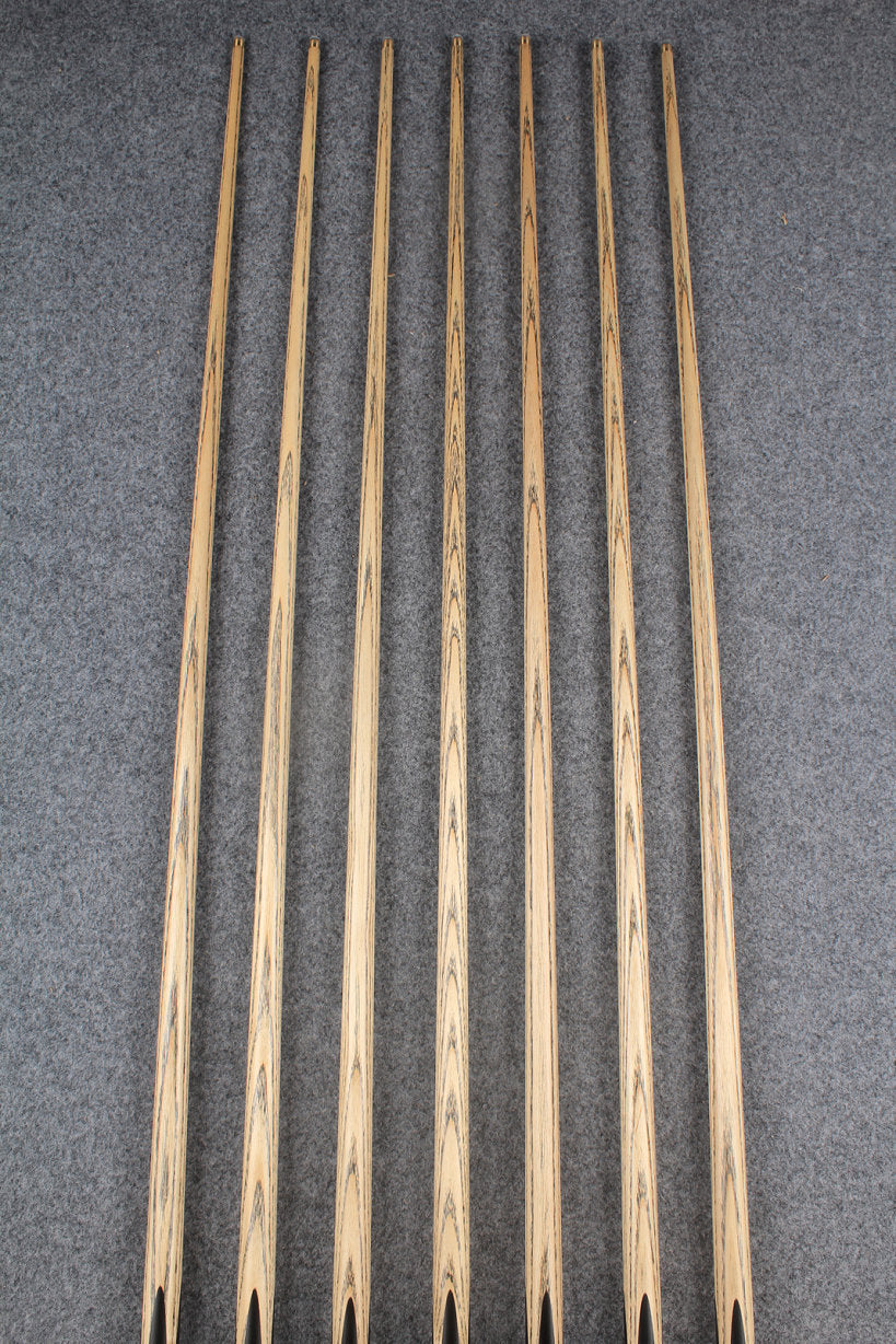 3/4 ash 60'' snooker cue #7415 - #7421 WOODS CUES