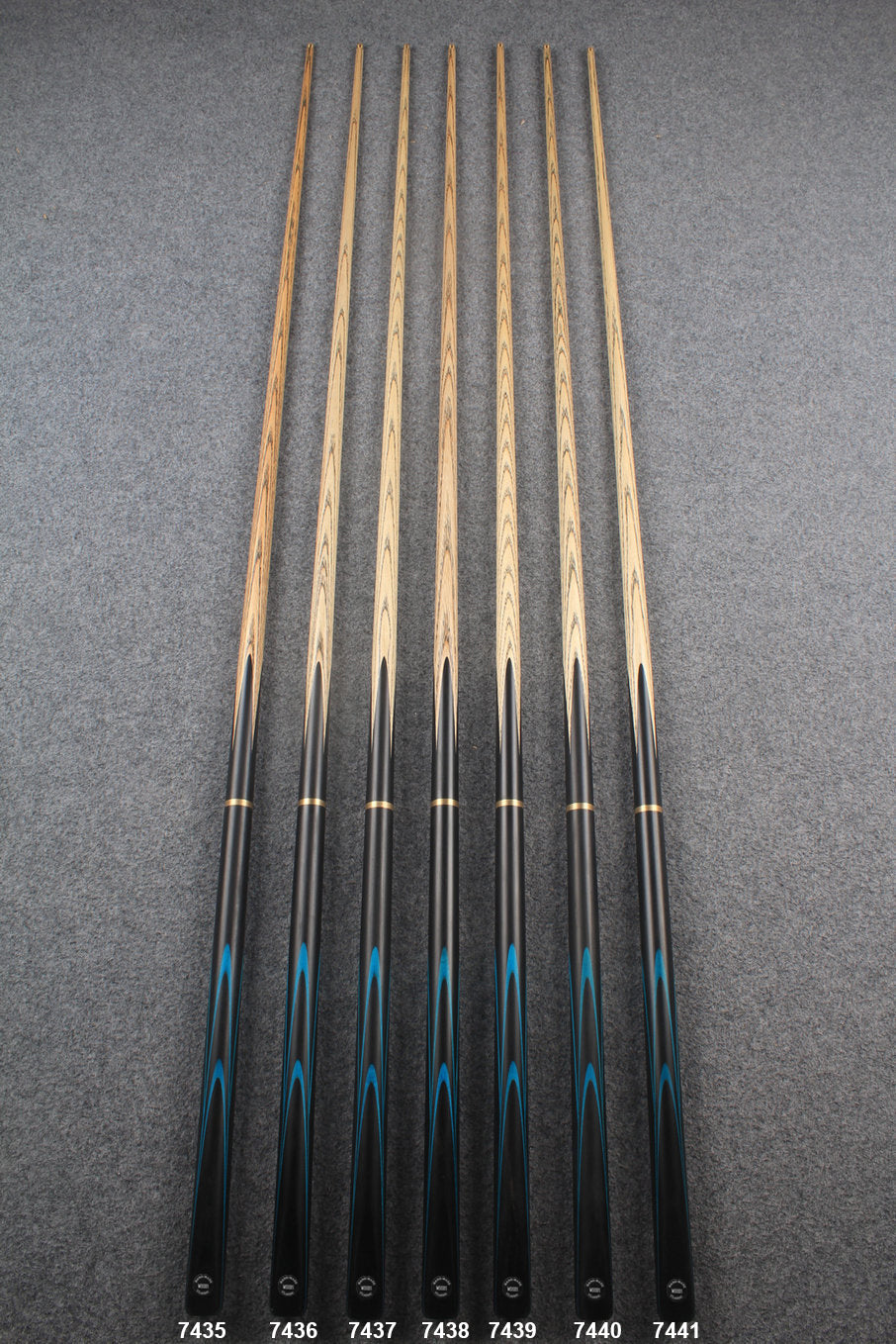 3/4 ash 60'' snooker cue #7435 - #7441 WOODS CUES