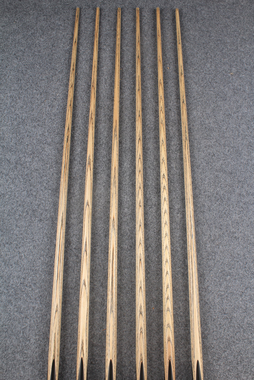 3/4 ash 60'' snooker cue #7448 - #7453 WOODS CUES